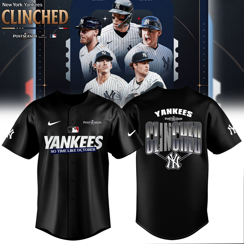 Limited Edition NYY Postseason 2026 Clinched Jersey | NR90