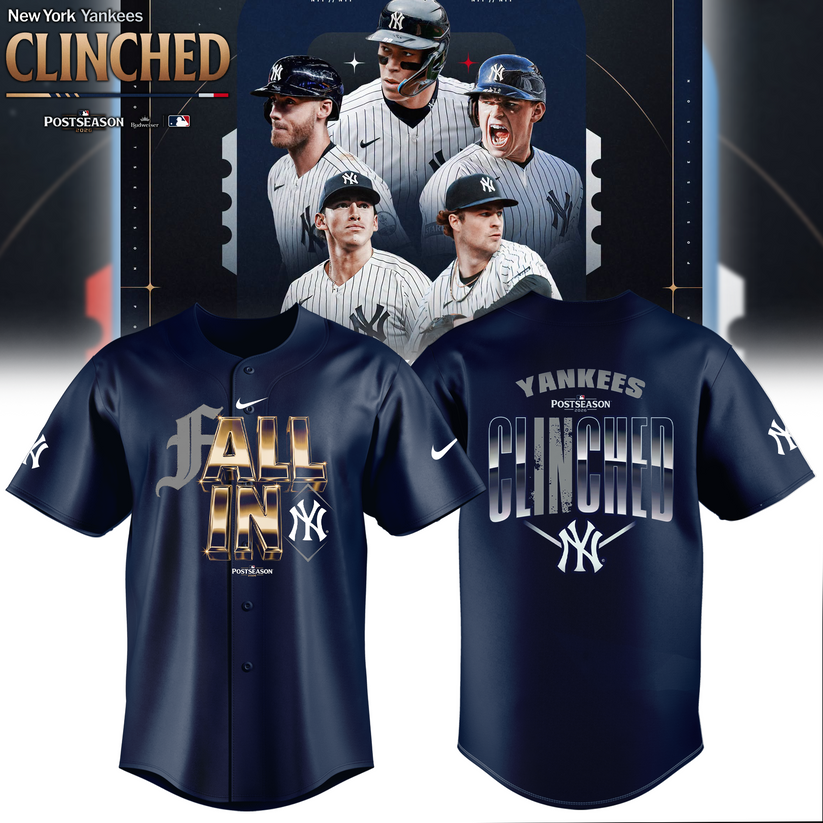 Limited Edition NYY Postseason 2026 Clinched Jersey | FB78