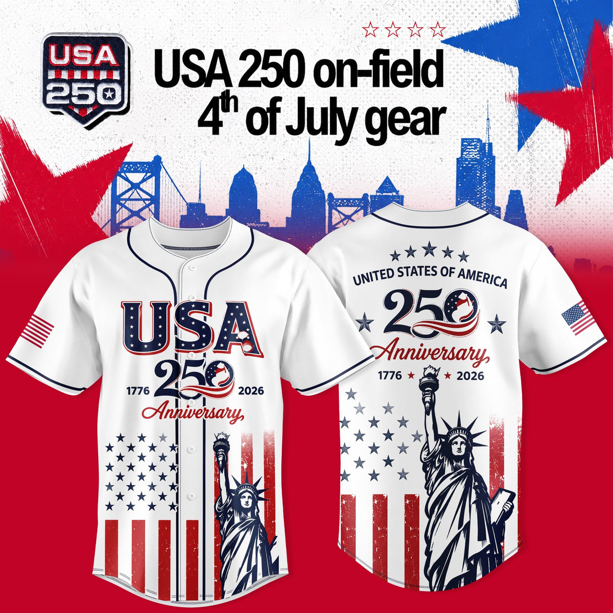 Independence Day 2026 - The USA 250 Anniversary Jersey Has Arrived