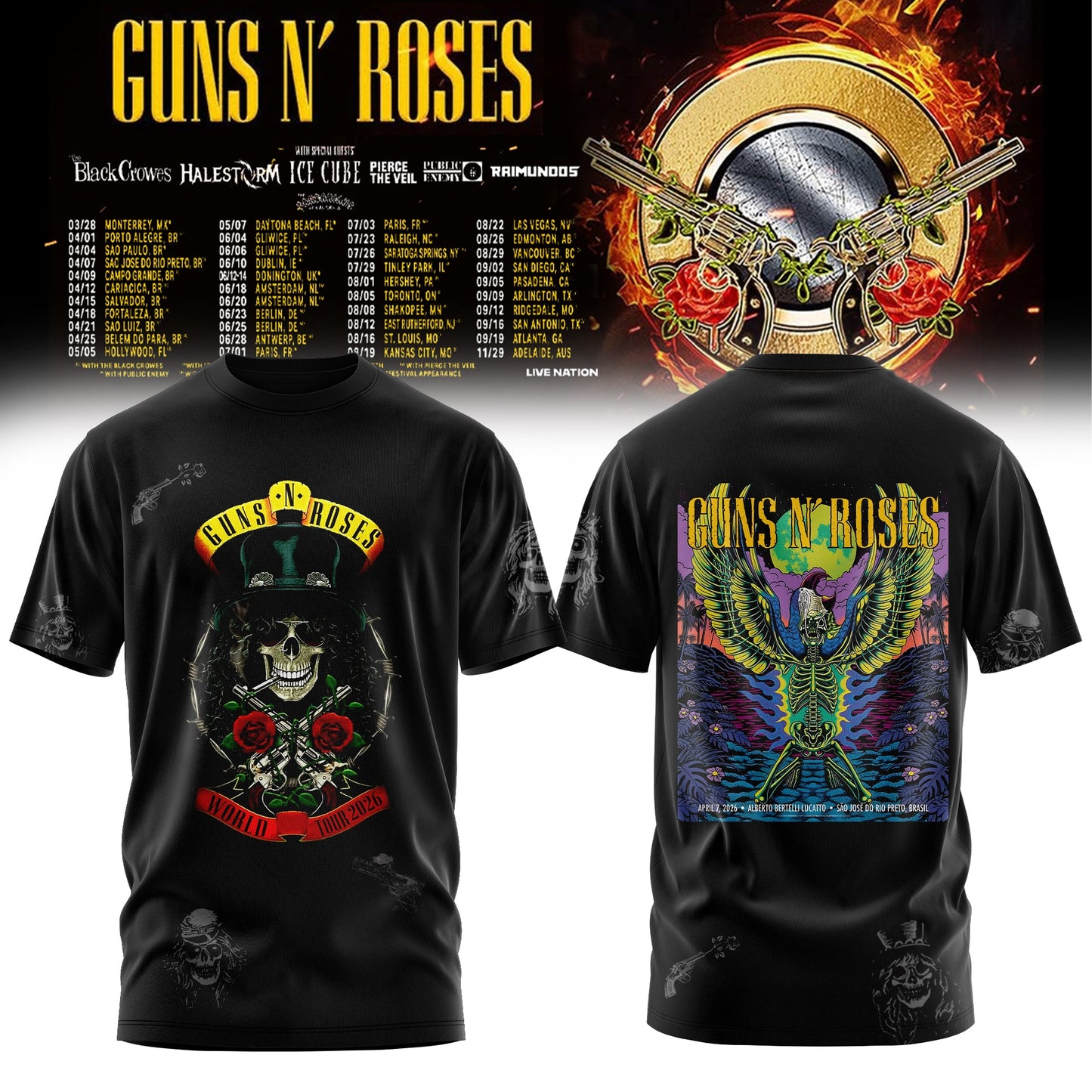 2026 TOUR T-SHIRT IS HERE - LIMITED EDITION | PL38