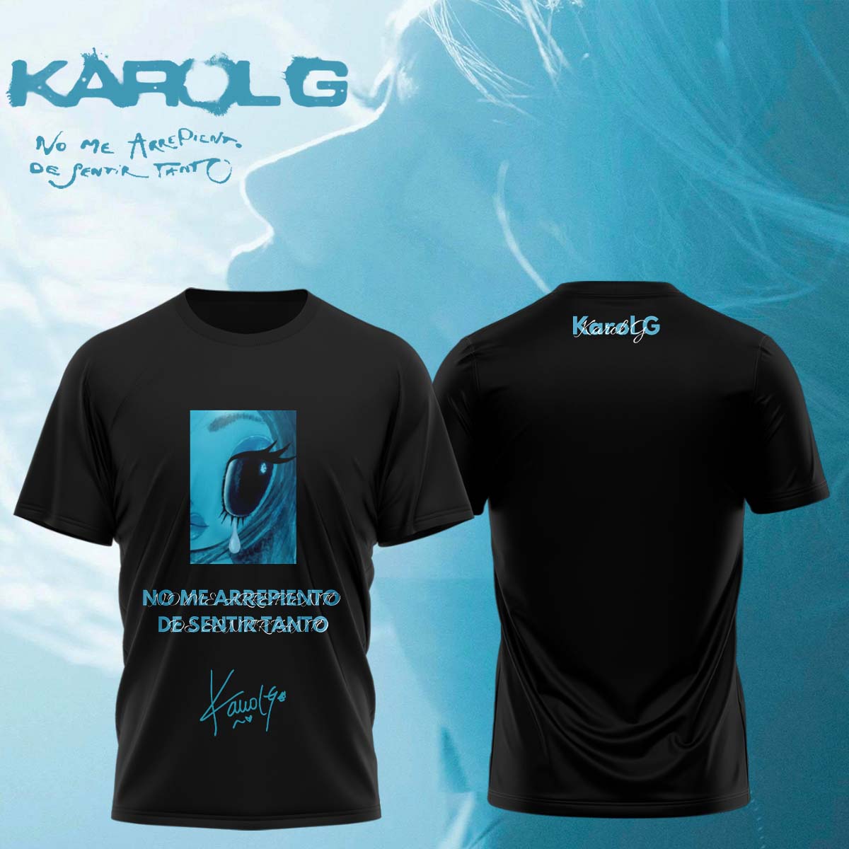 KaRol G Album "NO ME ARREPIENTO DE SENTIR TANTO" - Tshirt | VD41