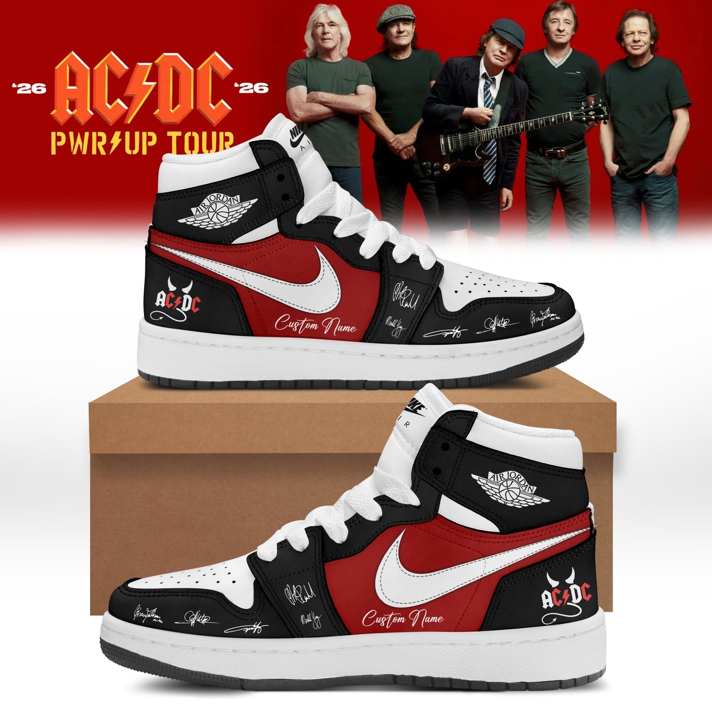 AC/DC " Power Up Tour " 2026 – Shoes 4 | AE41