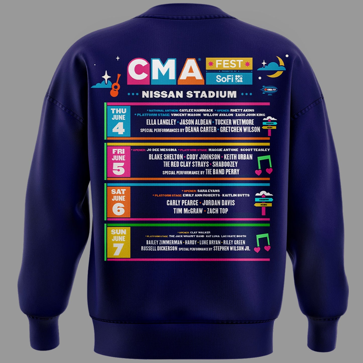 Limited Edition CMA FEST Sweatshirt 2026 | HV35