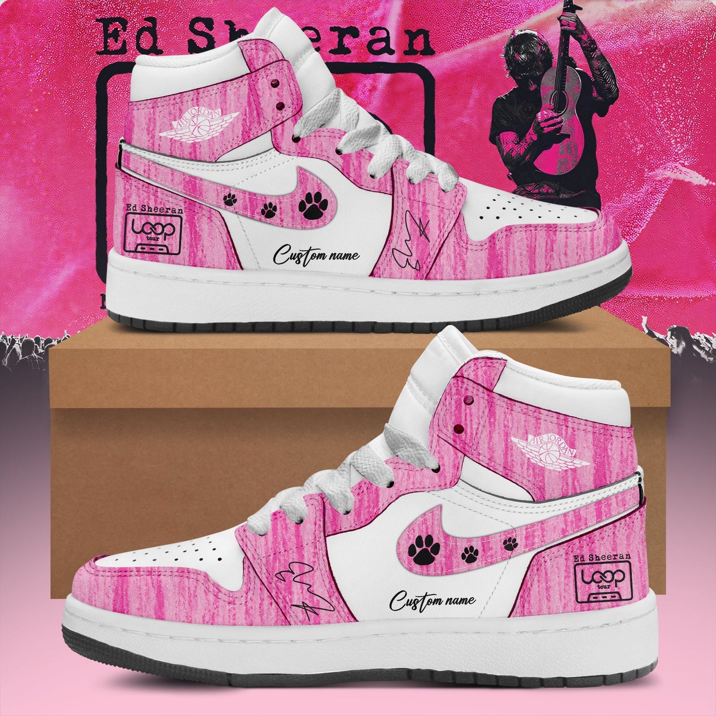 Ed Sheeran - Loop Tour NA 2026 Customize AJ1 | PE13