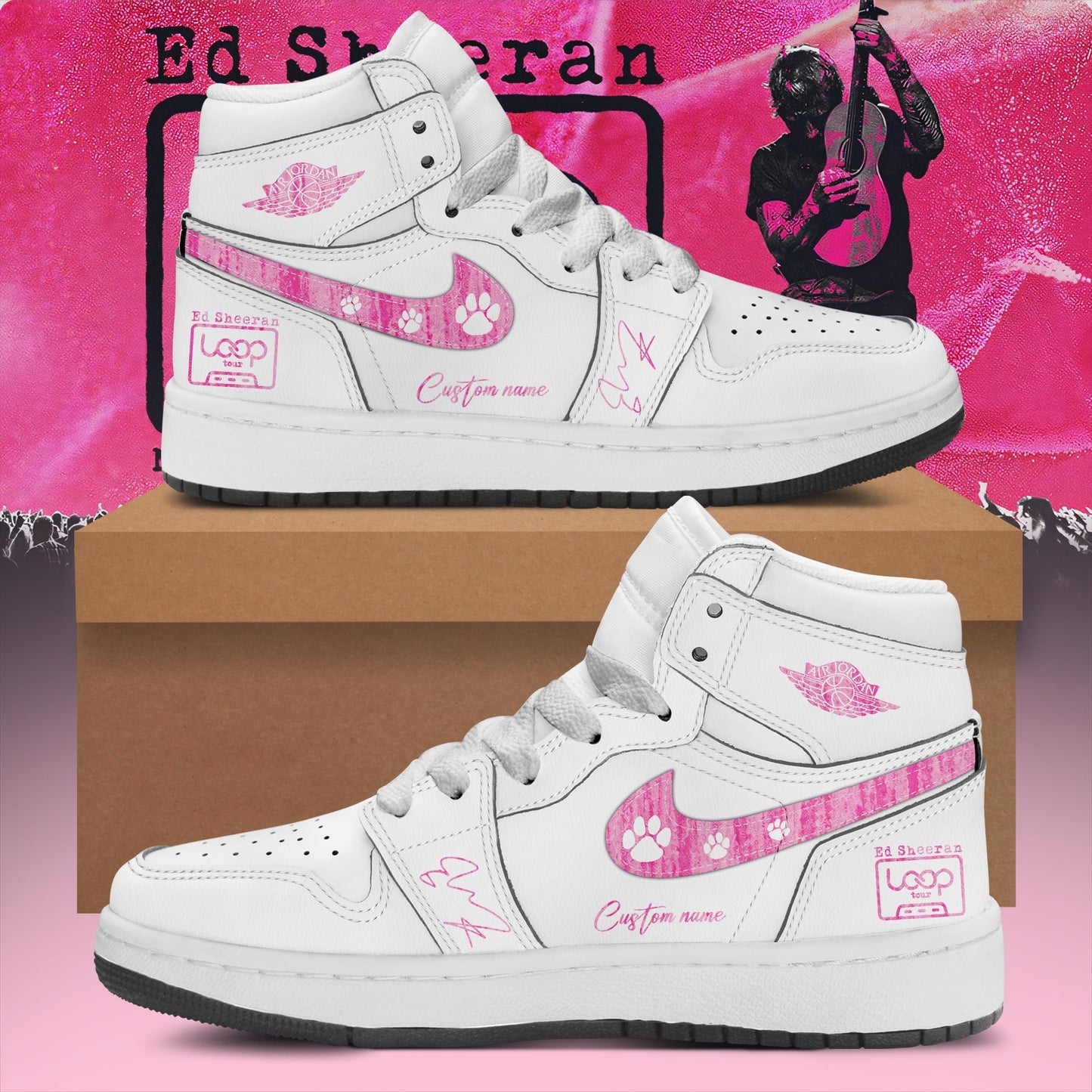 Ed Sheeran - Loop Tour NA 2026 Customize AJ1 | ZV13