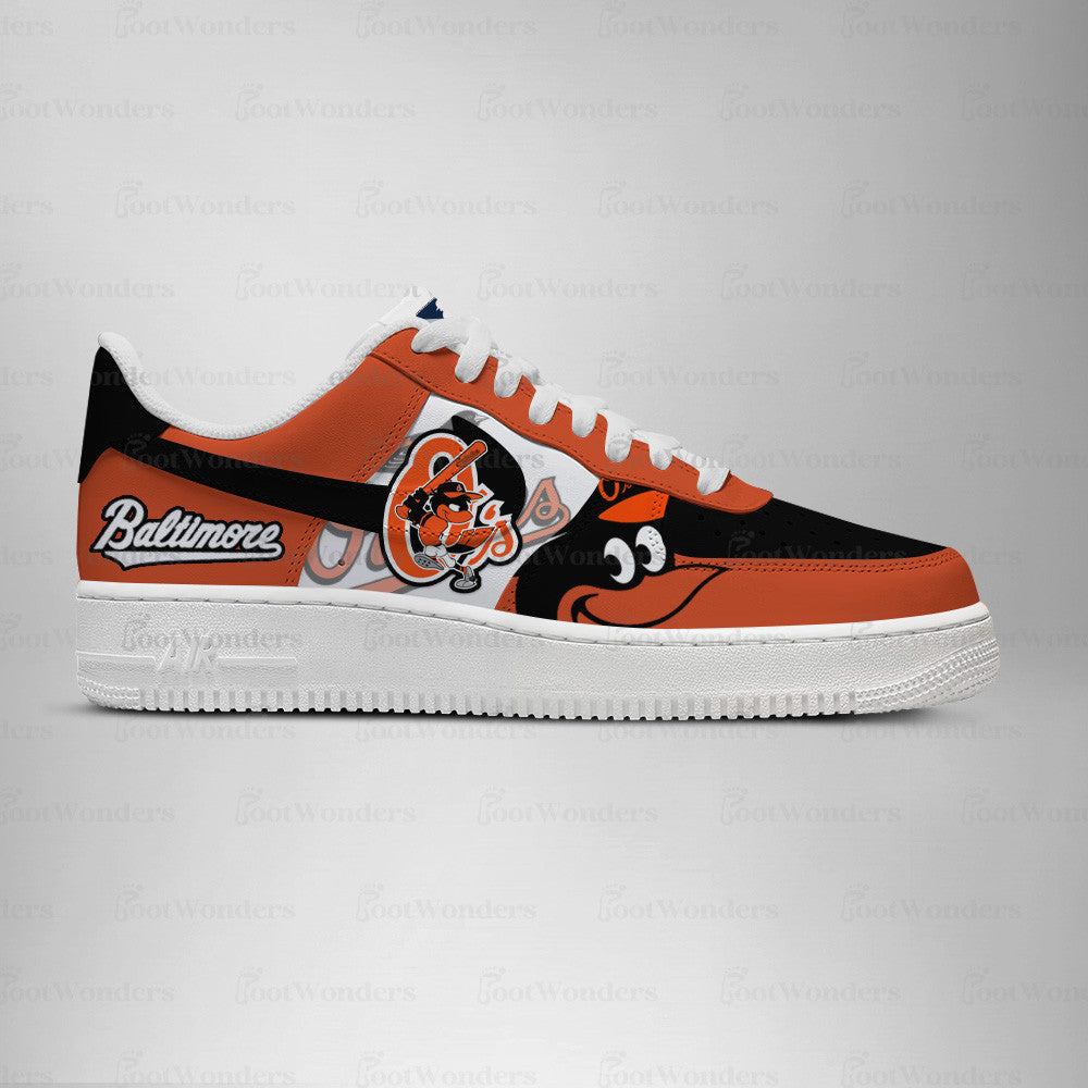 Baltimore Orioles MLB AF1 Low Top Shoes | ZU48