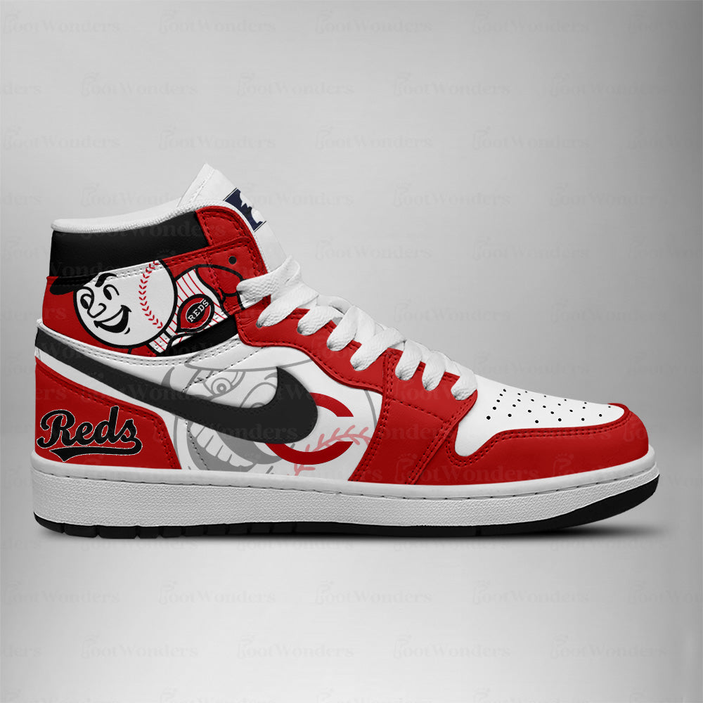 Cincinnati Reds MLB AJ1 High Top Shoes | UH65