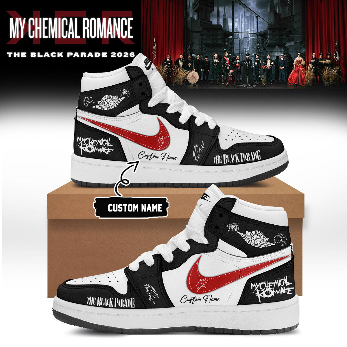 ,My Chemical Romance Limited Edition Signature Shoes | AG78