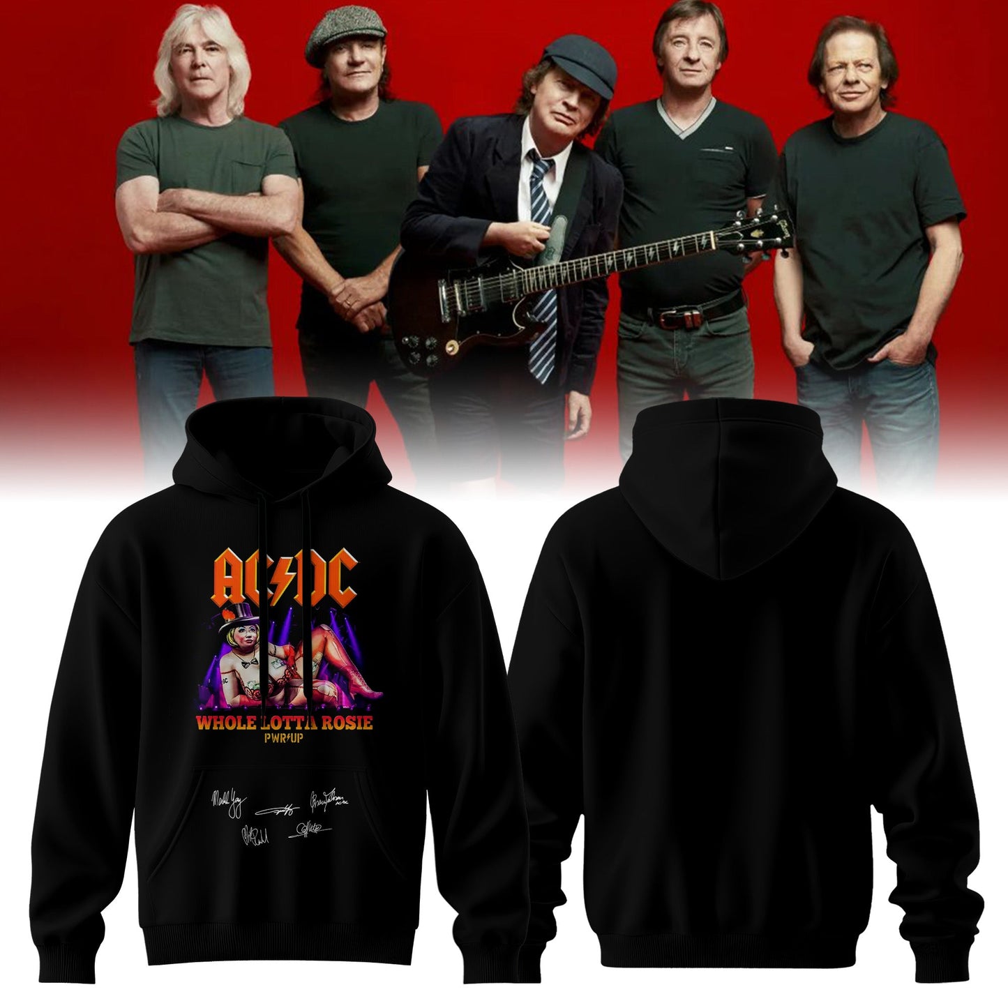 Classic AC/DC Power Up Tour 2026 Hoodie