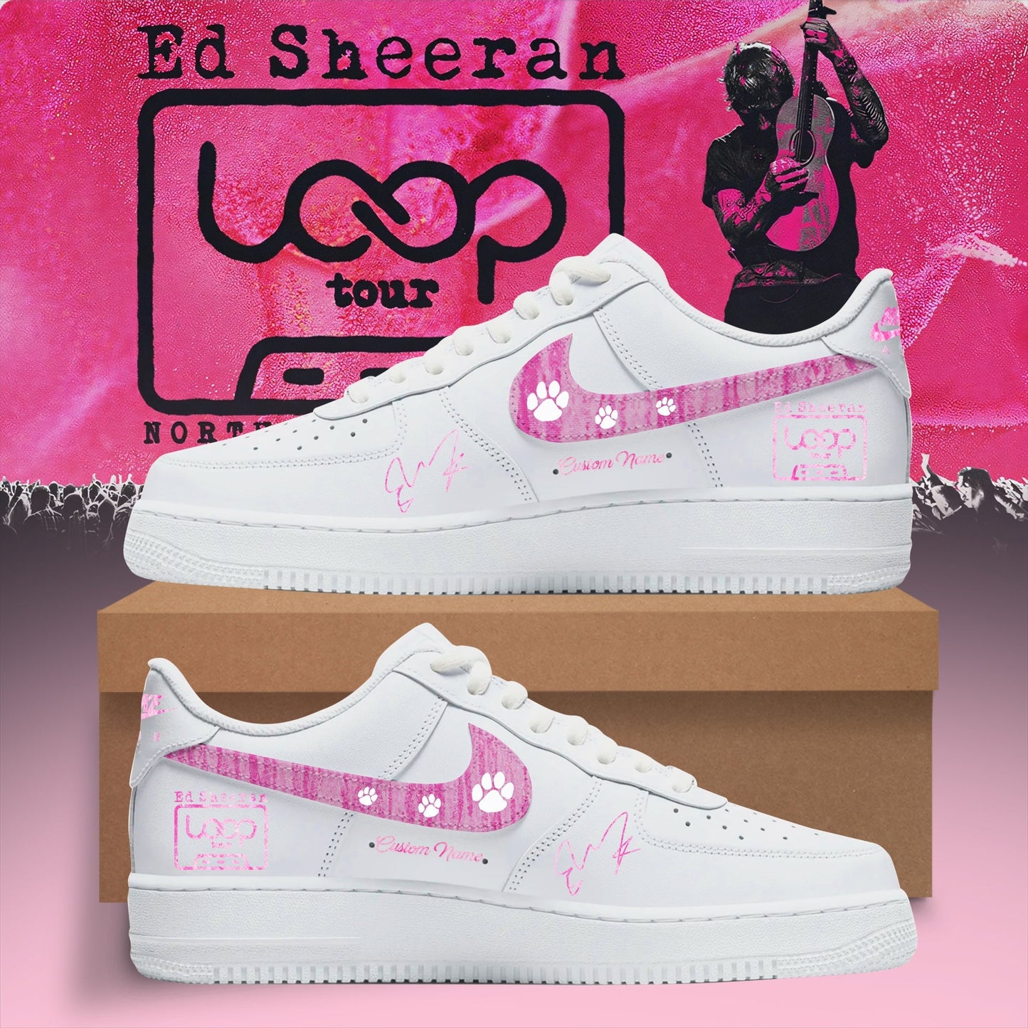 Ed Sheeran - Loop Tour NA 2026 Customize AF1 | ON13