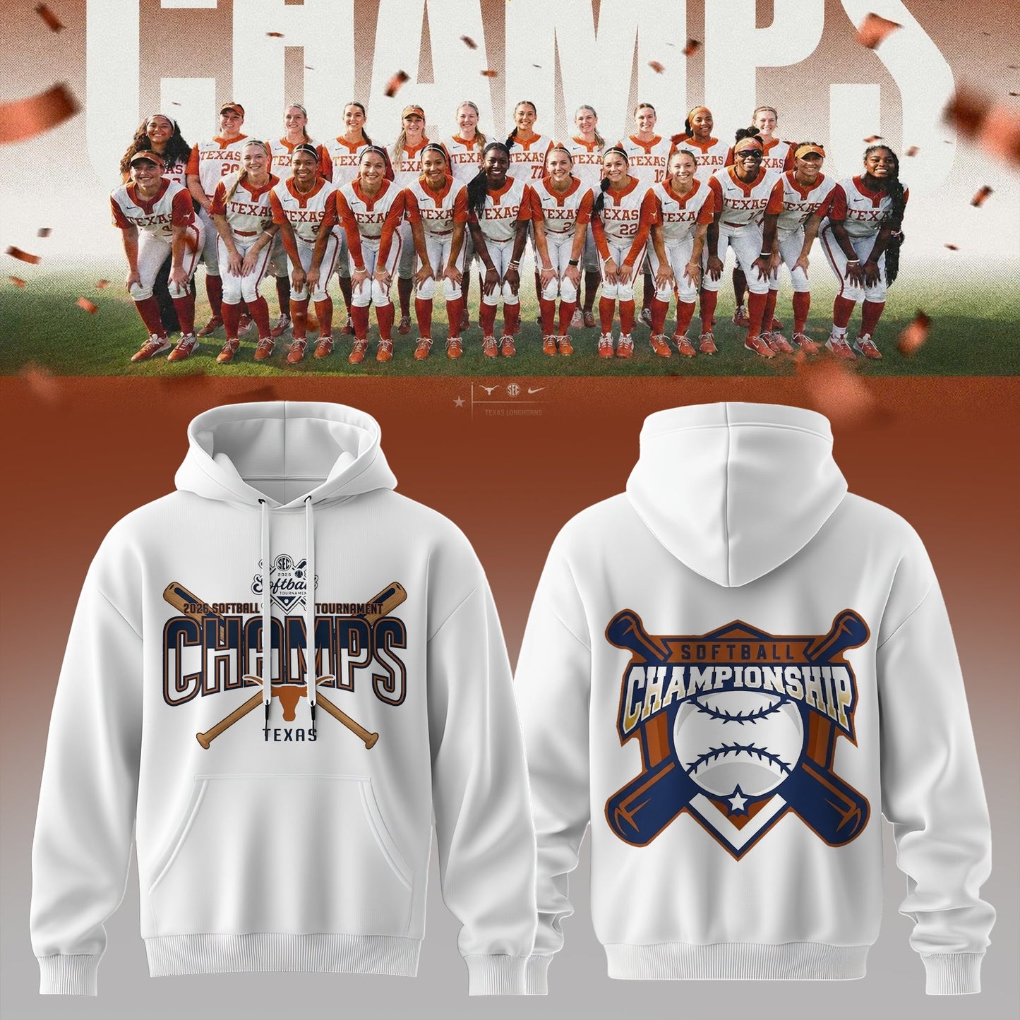 2026 SEC Softball Tournament Champions Hoodie | HA41
