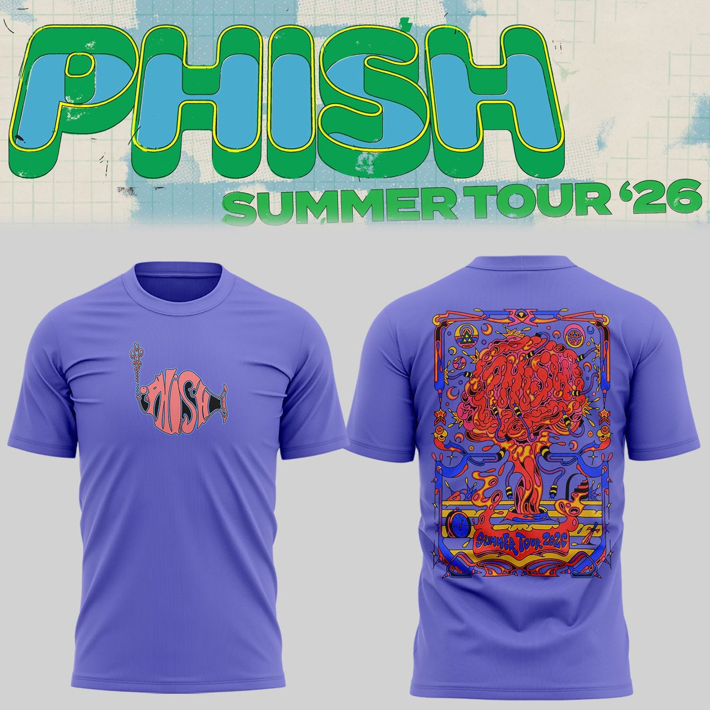 Limited Edition Phish Summer Tour 2026 Music Fan Shirt | JZ27