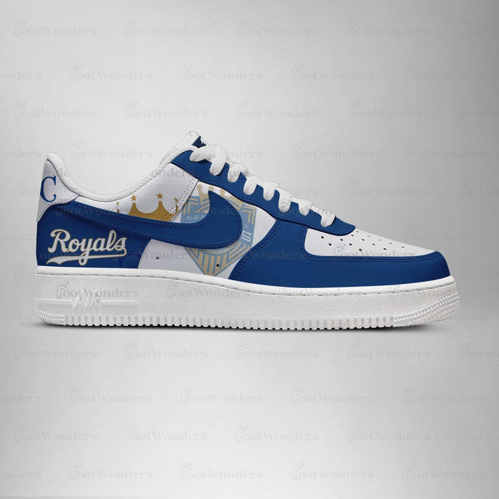 Kansas City Royals MLB AF1 Low Top Shoes | BG31