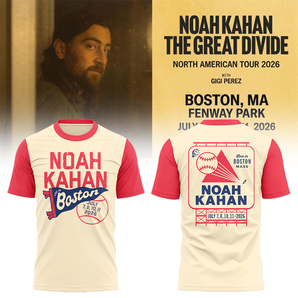 Limited Editon The Great Divide Tour At Fenway Park Boston Tshirt | SQ53