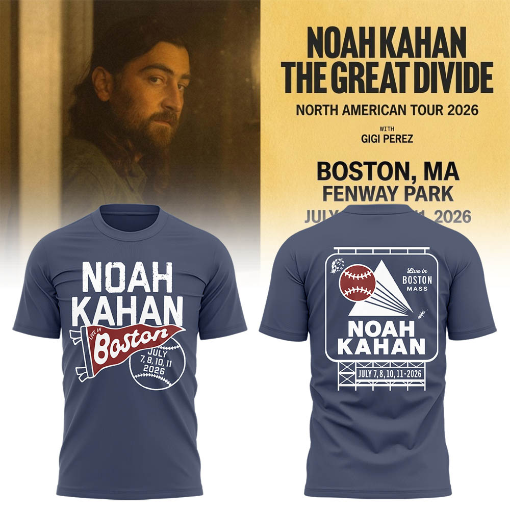 Limited Editon The Great Divide Tour At Fenway Park Boston Tshirt | IE92