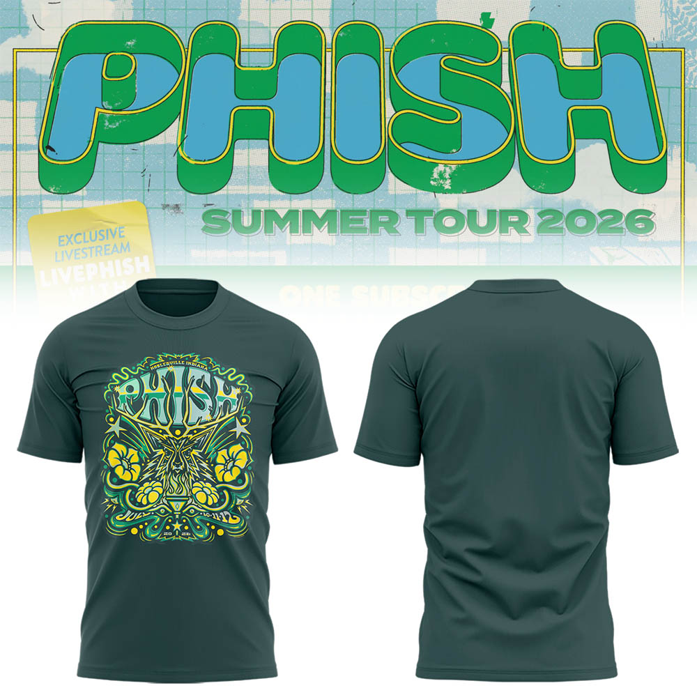 Limited Edition Phish Summer Tour 2026 Madison WI Tour Merch Shirt | PM90