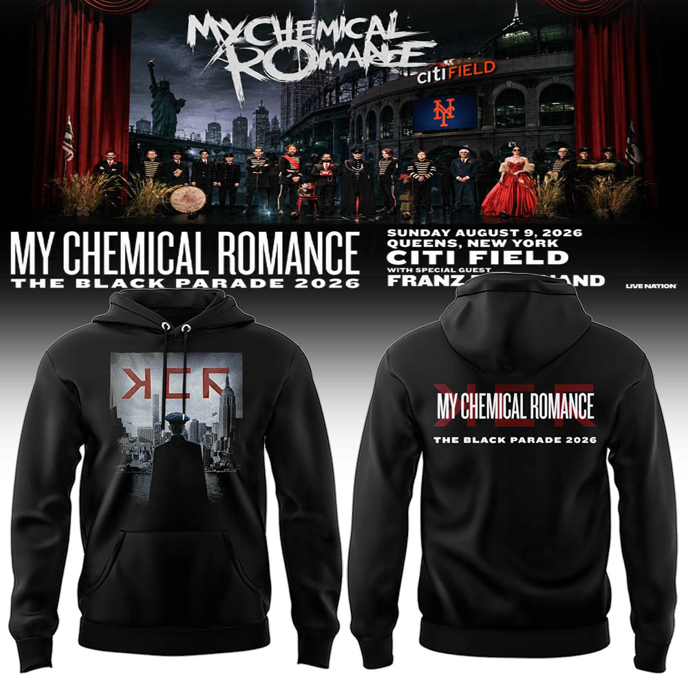 Limited Edition MCR Long Live The Black Parade Tour US 2026 Hoodie | VX53