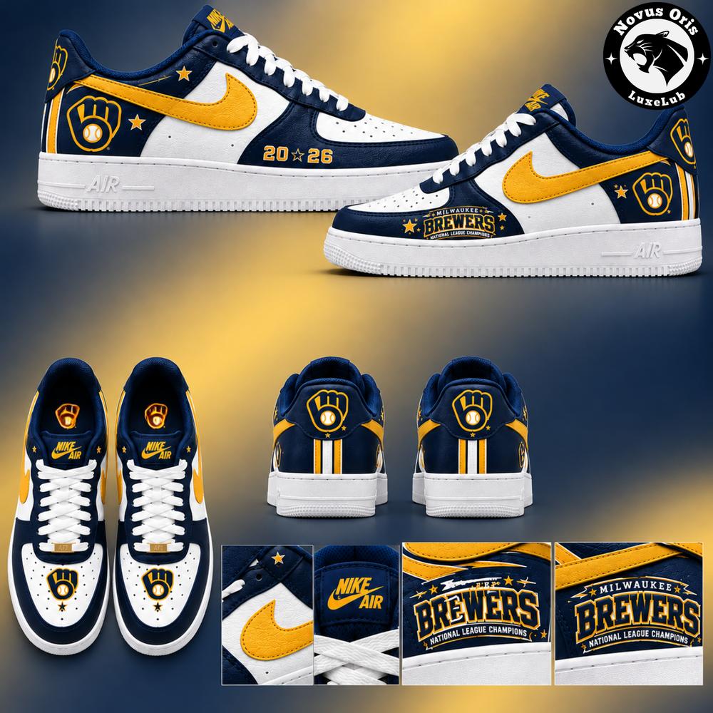 Milwaukee Brewers National League Champions 2026 Air Force 1