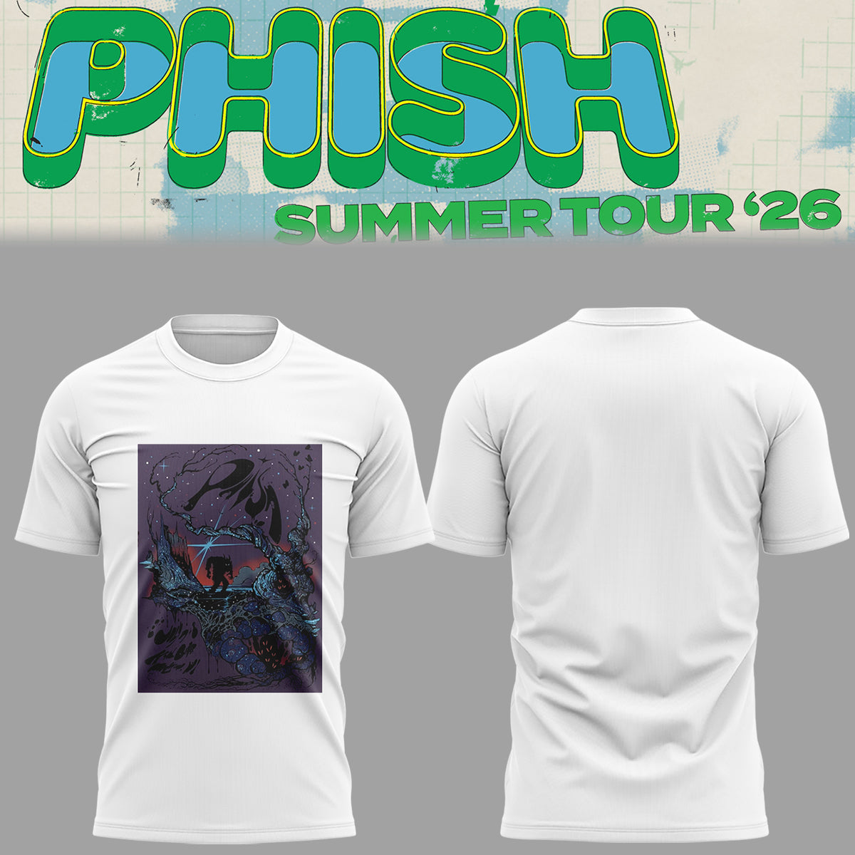 Limited Edition Phish Summer Tour 2026 Unisex Graphic T-Shirt | MS81