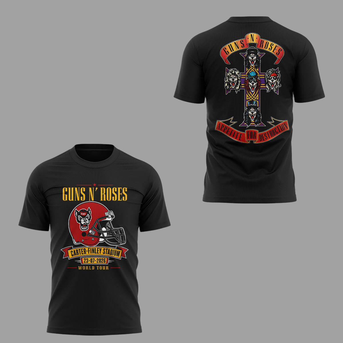 Limited Edition Guns N' Roses Tour 2026 TShirt | YB68