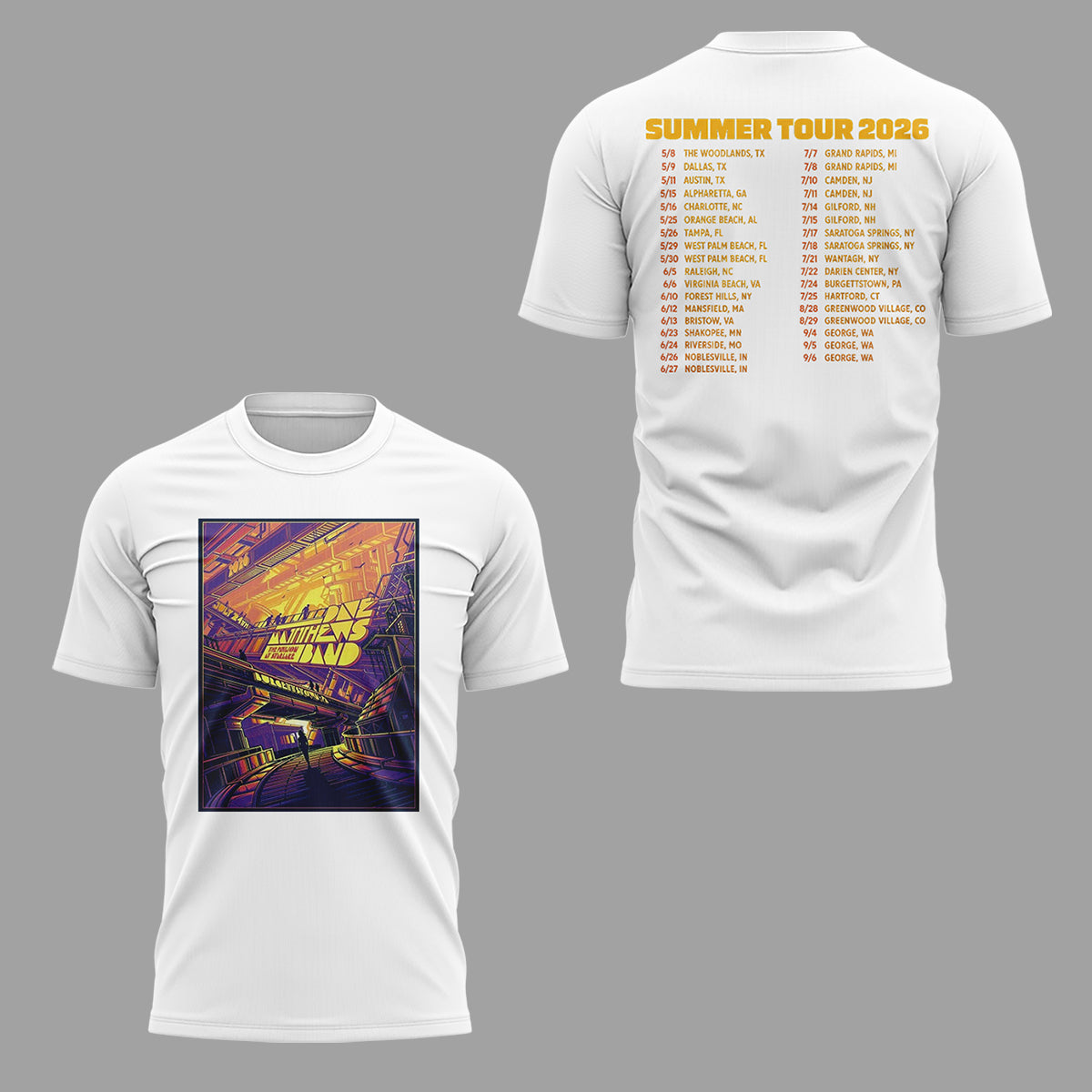 Limited Edition Summer Tour 2026 Burgettstown,PA T-Shirt | IC98