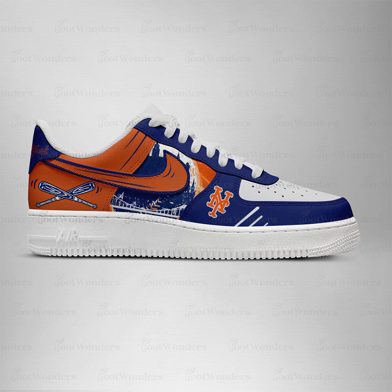 New York Mets MLB AF1 Low Top Shoes | TK84