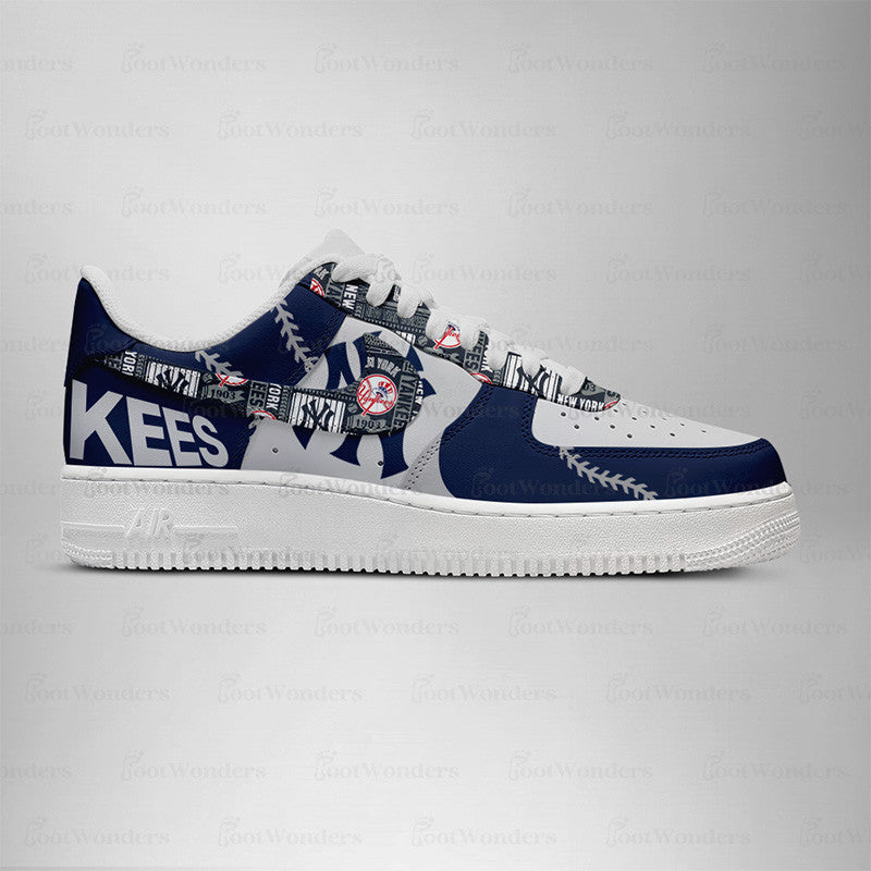 New York Yankees MLB AF1 Low Top Shoes | OA48