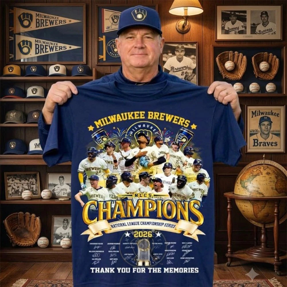 Official Milwaukee Brewerswaukee Brewers Champions 2026 Thank You For The Memories Shirt