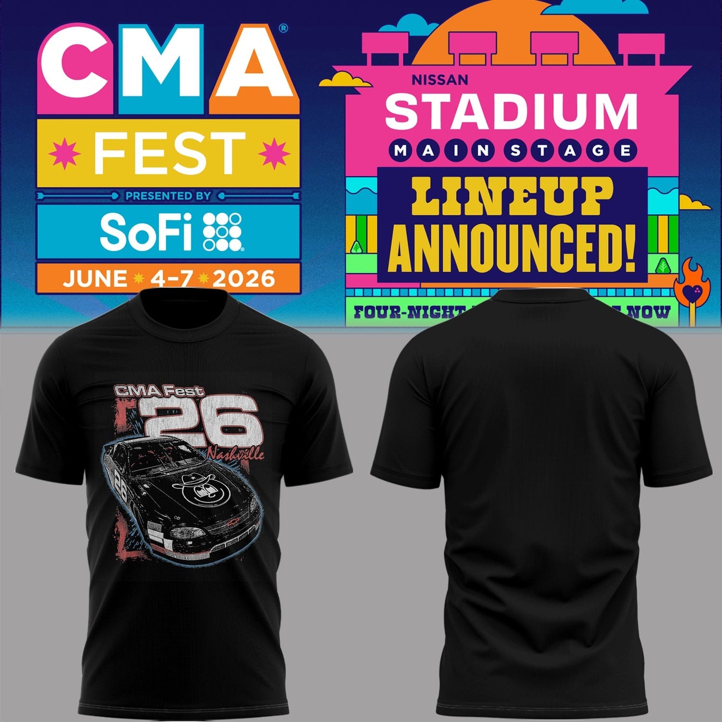 Limited Edition CMA FEST 2026 Shirt | AO32