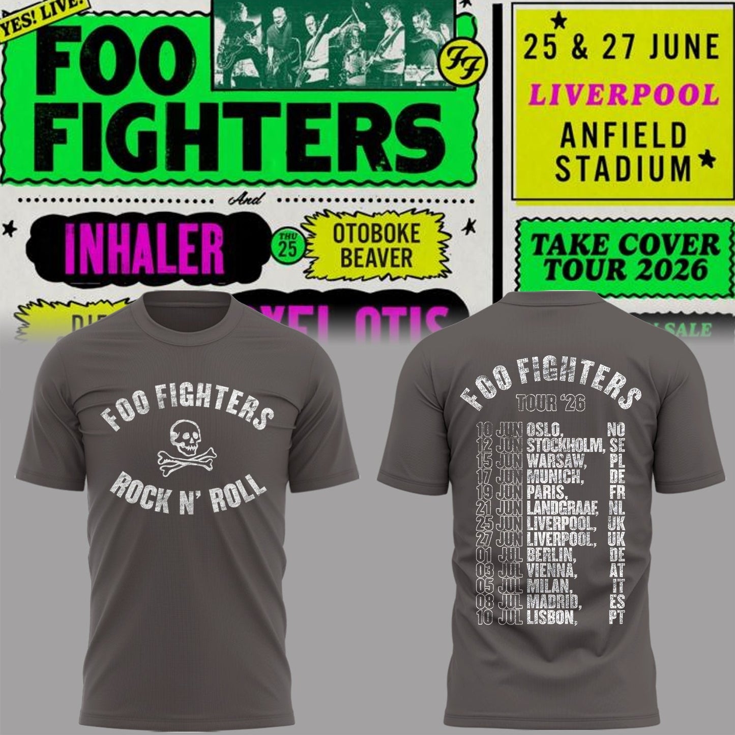 Limited Edition Take Cover Tour 2026 Shirt | IY17