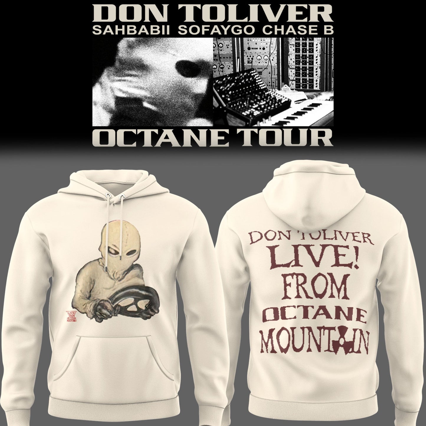 Limited Edition Don Toliver OCTANE Tour 2026 Hoodie - Tour Merchandise