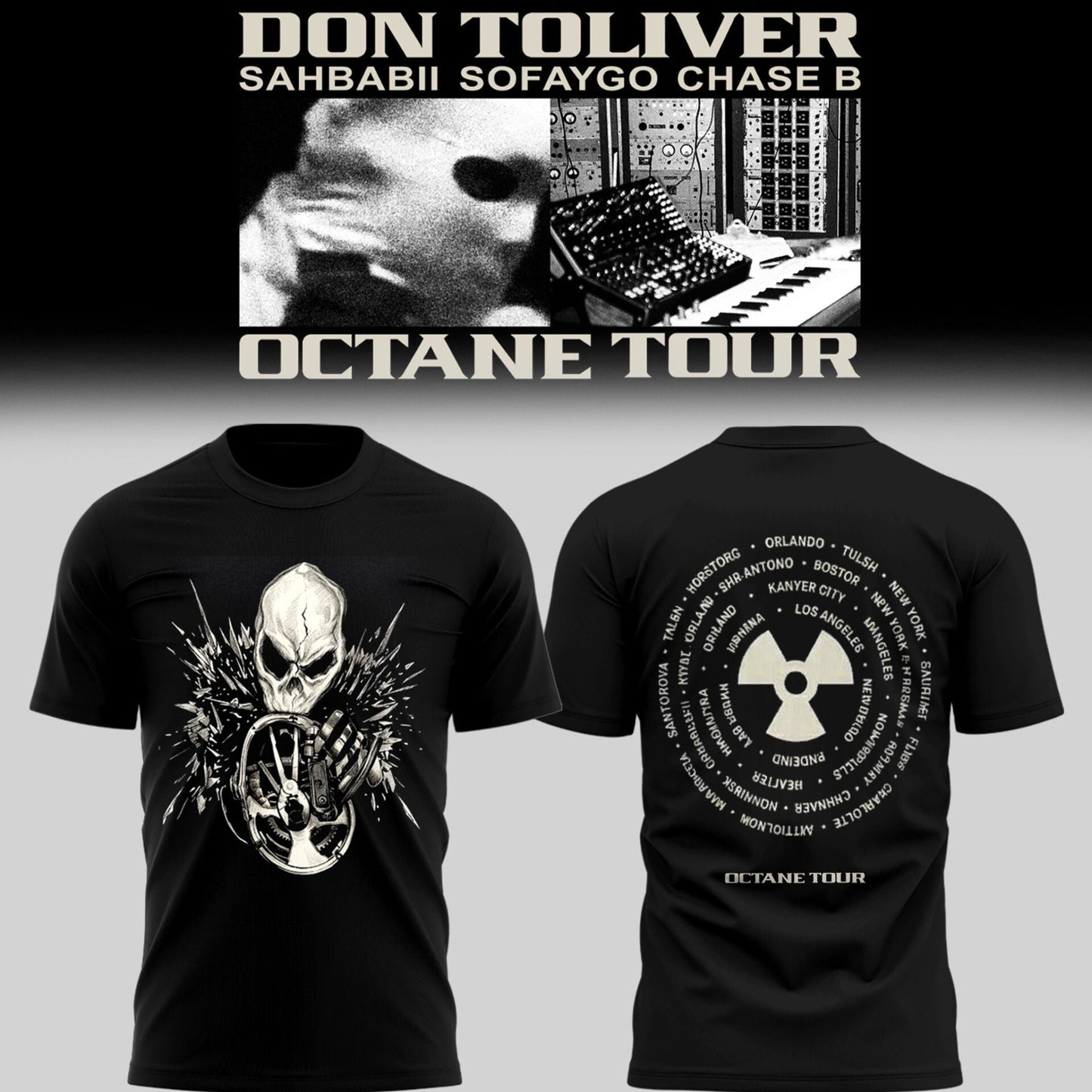 Don Toliver OCTANE Tour 2026 T-Shirt - Limited Edition Fan Apparel