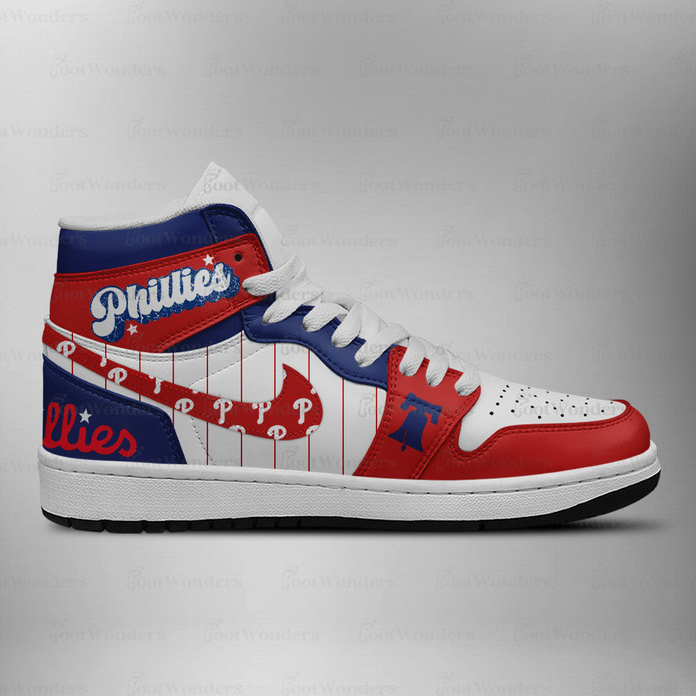Philadelphia Phillies MLB AJ1 High Top Shoes | TR70