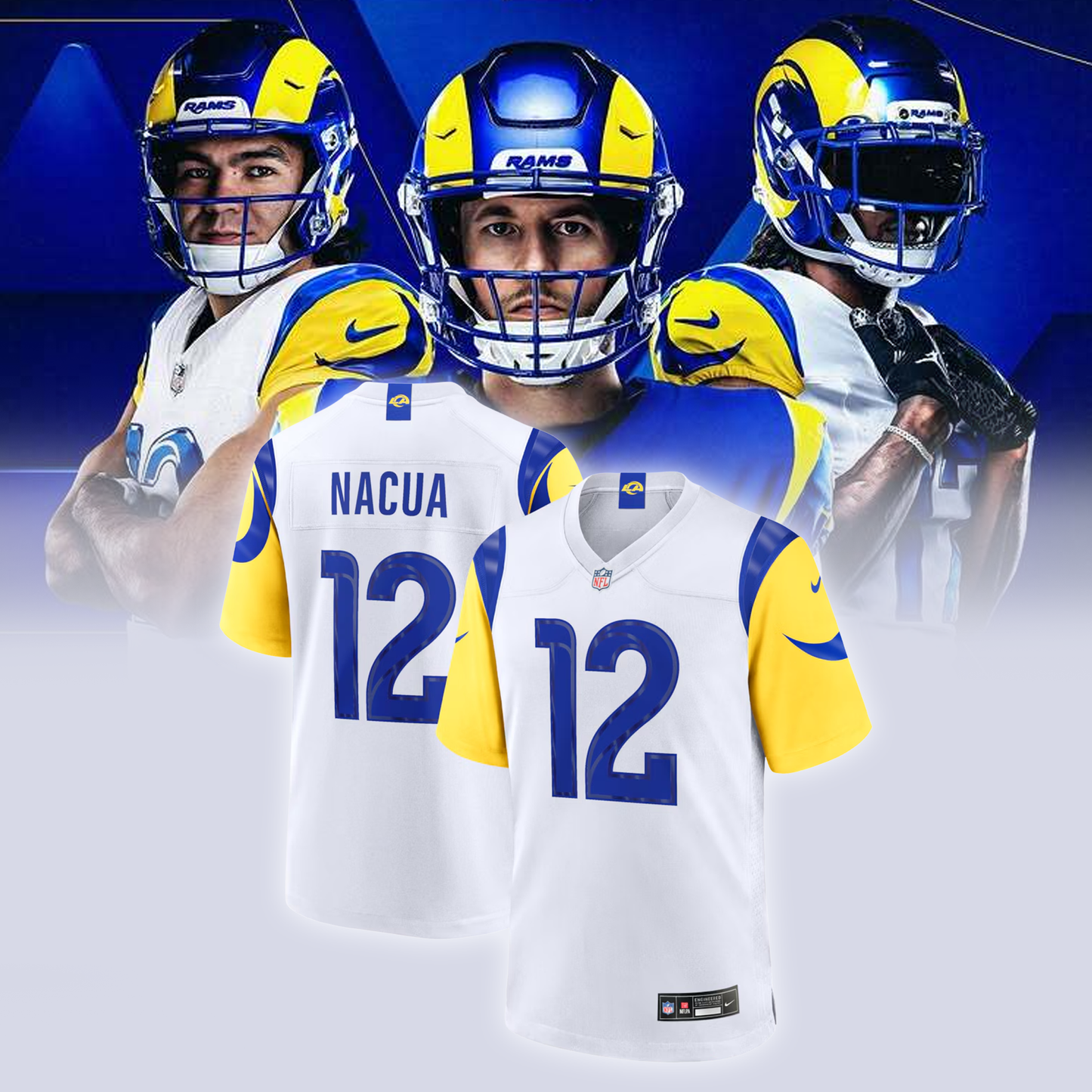 Limited Edition LA Rams Game Day Football Jersey | ZA13