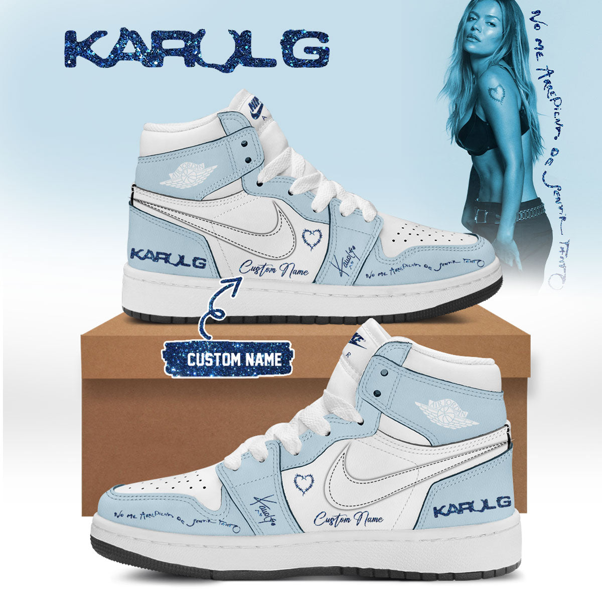 KaRol G Album "NO ME ARREPIENTO DE SENTIR TANTO" - Shoes 4-3 | JA49