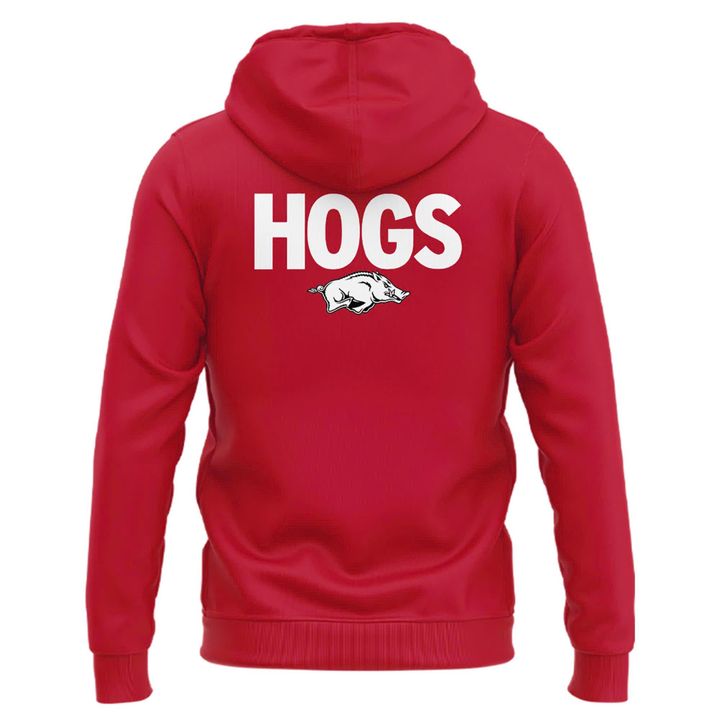 2025 Coach Ryan Silverfield Arkansas Razorbacks Hoodie | ZT28