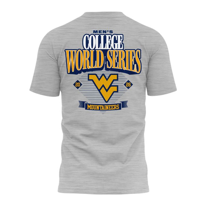 West Virginia Mountaineers 2026 NCAA Baseball Men's College World Series Omaneers T-Shirt