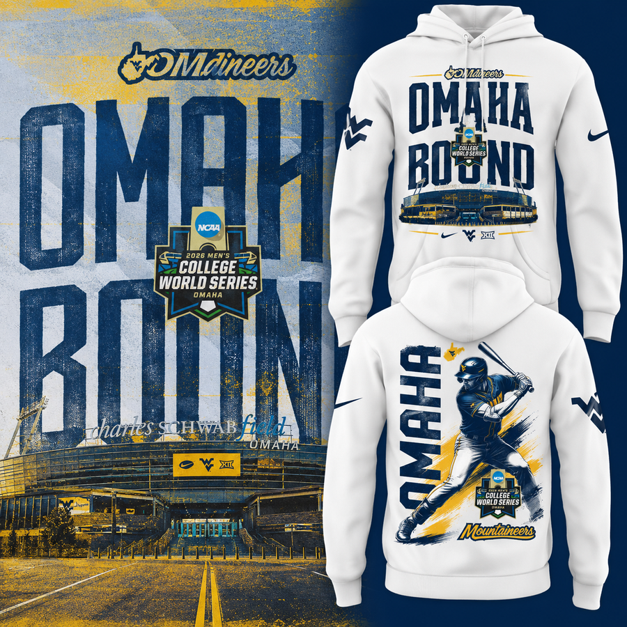Limited Edition 2026 Omaha College World Series hoodie - West Virginia Mountaineers | LD88
