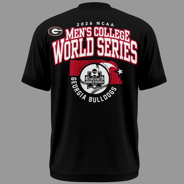 Limited Edition "Omadawgs" Black T-Shirt Georgia Baseball | QF44