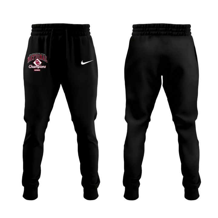 Oklahoma Sooners 2026 NCAA Baseball National Champions Locker Room T-Shirt - Black
