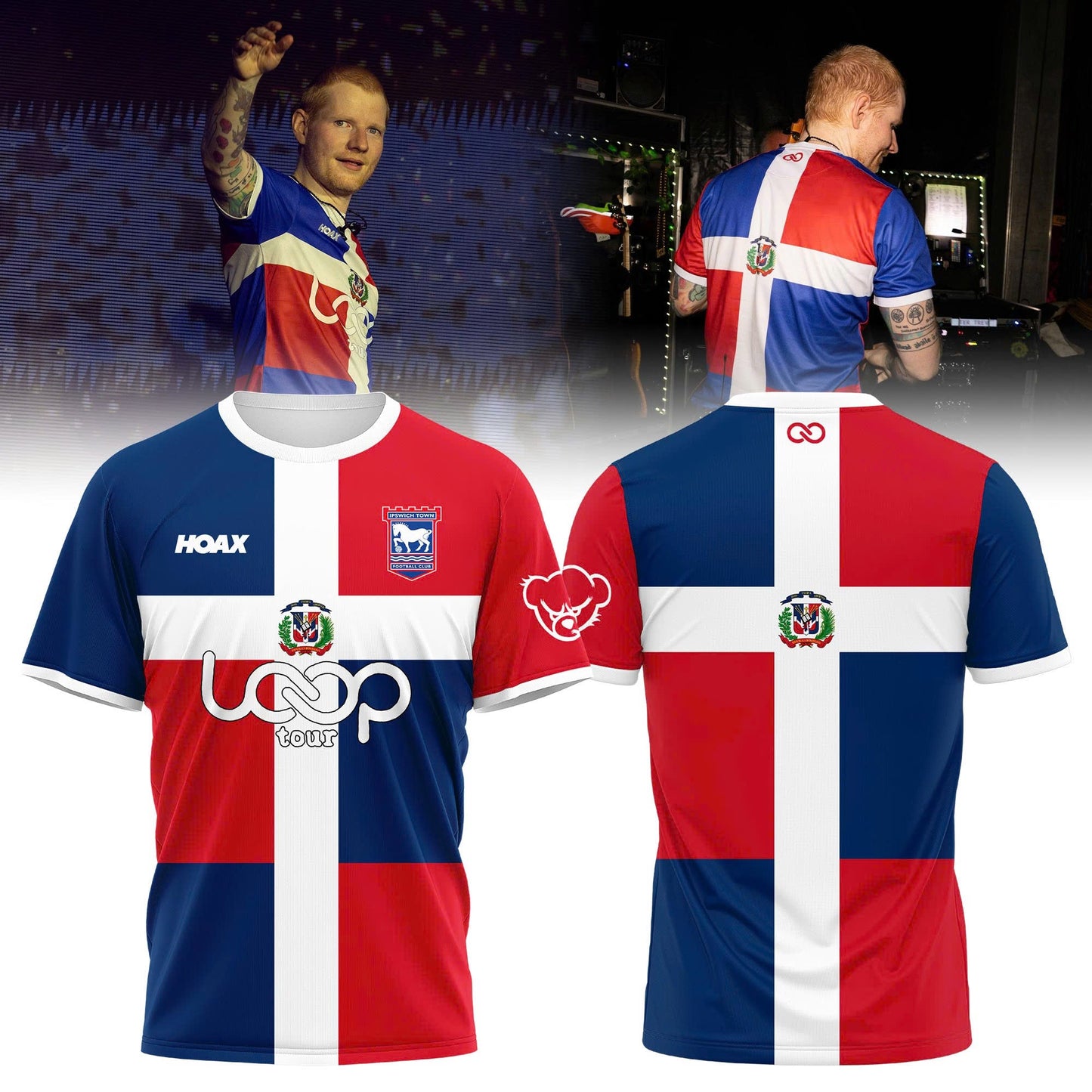 Ed Sheeran Loop Tour 2026 Dominican Republic Exclusive T-Shirt | KP83
