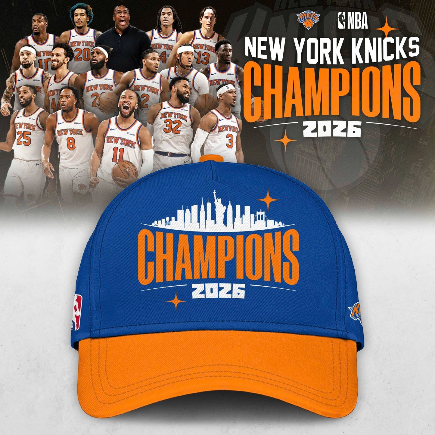 New York Knicks 2026 NBA Champions Bomber Jacket | NN15