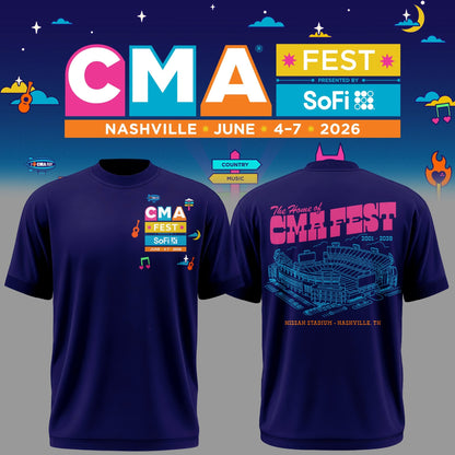 Limited Edition CMA FEST Nissan Stadium Tshirt 2026 | HO86