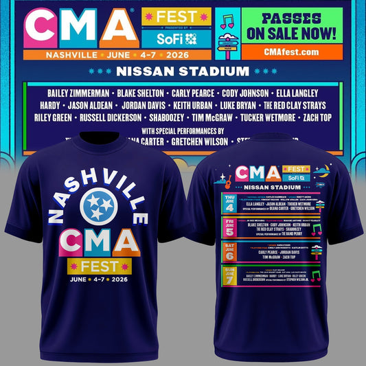 Limited Edition CMA FEST Tshirt 2026 | PP38