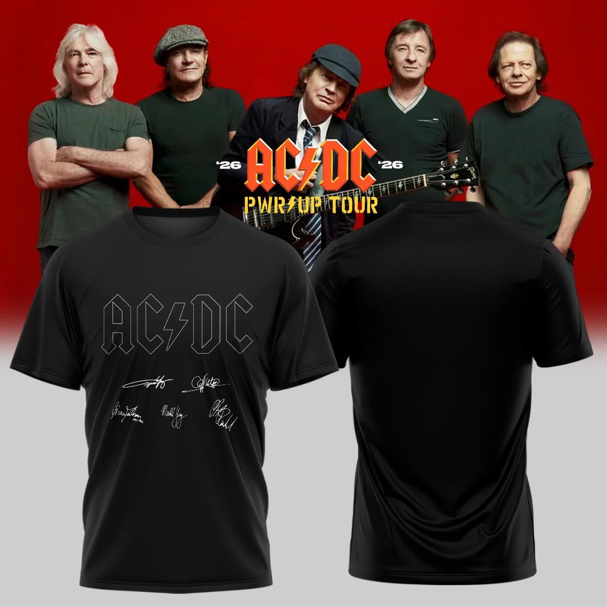 North America AC/DC Power Up Tour 2026 T-Shirt