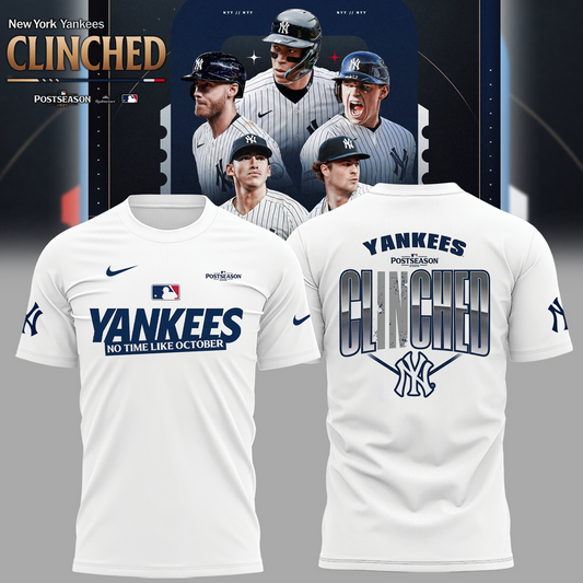 Limited Edition NYY Postseason 2026 Clinched T-shirt | ZZ23