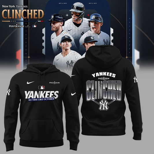 Limited Edition NYY Postseason 2026 Clinched Hoodie | EU73