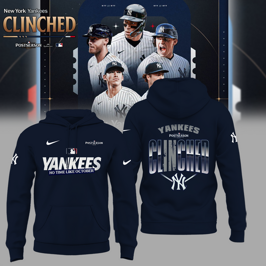 Limited Edition NYY Postseason 2026 Clinched Hoodie | RP30