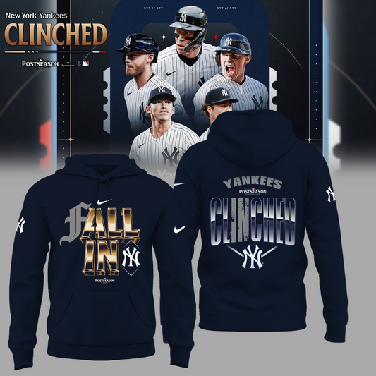 Limited Edition NYY Postseason 2026 Clinched Hoodie