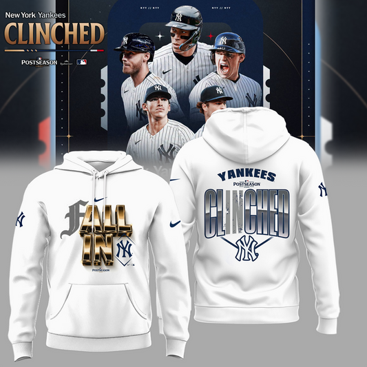 Limited Edition NYY Postseason 2026 Clinched Hoodie | VB19